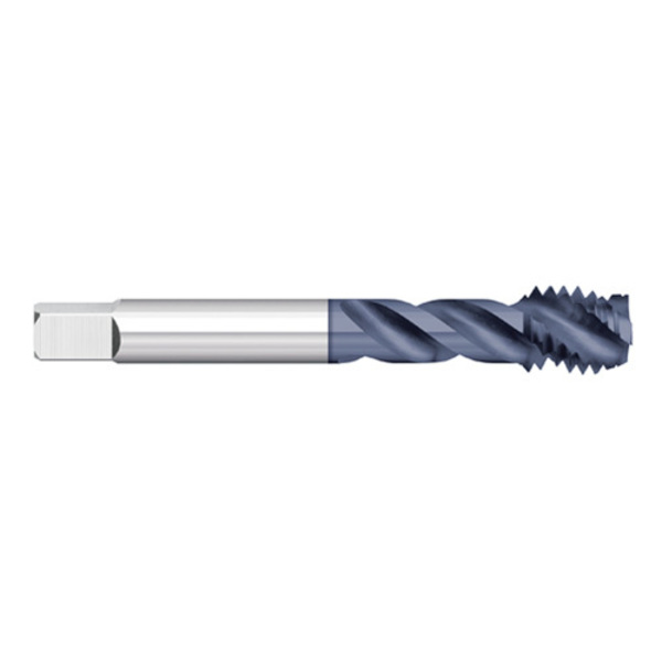 Kodiak Cutting Tools 1/4-28 Spiral Flute Semi-Bottoming Tap HSS ALTIN Coated 5513695